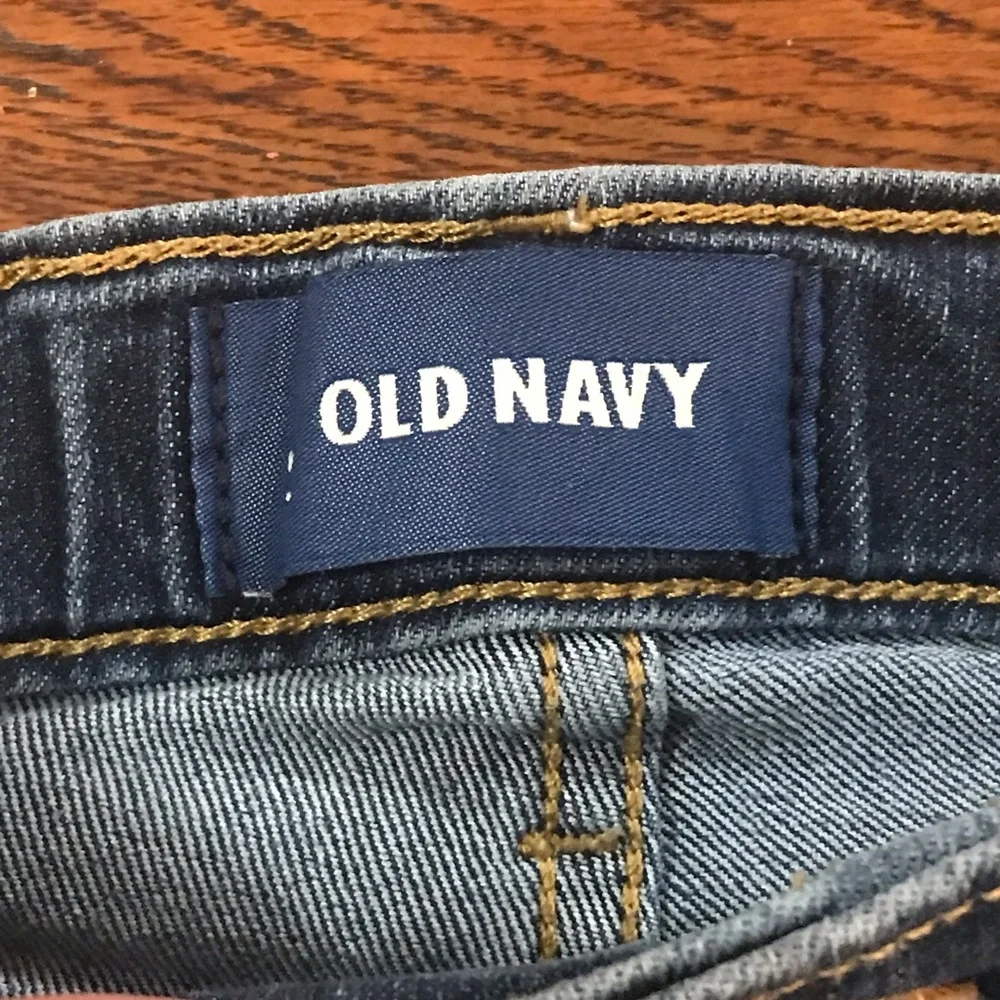 Old Navy Denim Blue Jean Shorts School Uniform Bottoms Girls Small 6 / 7 Regular